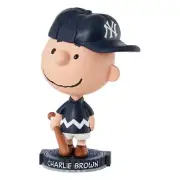 Charlie Brown New York Yankees 2023 Peanuts Bighead Bobblehead MLB Baseball