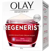 Olay Regenerist Micro Sculpting Night Face Cream Moisturiser 50g