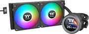 Thermaltake TH240 V2 Ultra EX ARGB Magnetic Connect with 2.1" LCD Display AIO Liquid CPU Cooler, CL-W414-PL12SW-A