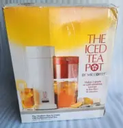 Vtg Mr. Coffee TM1 2-Quart Iced Tea Pot Maker Red Pitcher NEW ~ READ
