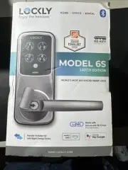 Lockly Model-S Satin Nickel Latch Smart Lock