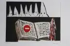 Doroteo ARNÁIZ Fahrenheit 451 Lithographed Engraving (40715)