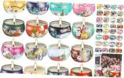 Christmas Candles Gift Set of 16, Bulk Home Scented Aromatherapy Candles with