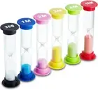 Sand Timer 6 Colors Hourglass Sandglass Sand Clock Timer 30Sec / 1Min / 2Mins /