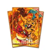 60PCS Trading Card Pokémon TCG Charizard Card Sleeves 67X92mm Standard Size