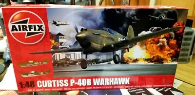 NEW SEALED! Airfix Curtiss P-40B Warhawk Plane 1:48 Scale #A05130 Ships FREE!
