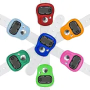 Lertenys Electronic Finger Counter, 7-Pack Resettable 5 Digit LCD Electronic Digital Display Finger Hand Tally Counter Counting