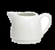 Oneida F1400000803 Tundra Bone White 6.5 oz. Porcelain Creamer - 3 Doz