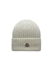 Wool Beanie One size white