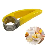 Banana Slicer Cucumbers Ham Slicer Stainless Steel Fruit Divider Slicing Tool