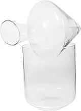 ABOOFAN 1Pc Transparent Wine Decanter Elegant Glass Ice Bucket Oblique Design for Enhancing Flavor for Red Wines for Entertaining Guests Home Use