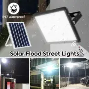 300W LED Solar Light Street Flood Sensor Remote Outdoor Garden Security LED Lamp