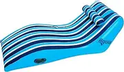 Aqua Premium Convertible Pool Float Lounge – Extra Large – Heavy Duty, Inflatable Pool Floats for Adults with Cupholder – Multiple Colors
