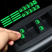 Glow in Dark Car Window Switch Sticker Luminous Door Window Night Safety Sticker (for: Volvo)