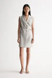 Maeve Dress Pebble Size 12 | Elka Collective