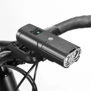 NEWBOLER Smart Bike Headlight 6000 Lumens Big Floodlight 10000mAh Battery Power Bank Waterproof Auto-light adjustment Fr