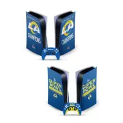NFL 2022 SUPER BOWL LVI CHAMPIONS VINYL SKIN FOR SONY PS5 DISC EDITION BUNDLE