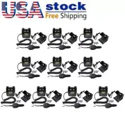 10x RLN6434 Travel Car Charger For APX6000XE APX6000 APX7000 APX8000 radio
