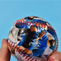 在飛比找蝦皮購物優惠-橡膠實心棒球訂製baseball硬式發光棒球訓練pu牛皮海綿