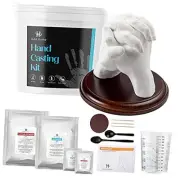 Hand Casting Kit for Couples or Family | Mounting Plaque Included | DIY