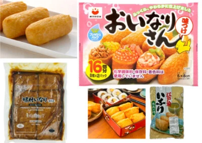 inari seasoned bean curd for making inarisushi