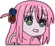 [Pinstant] Bocchi The Rock! Manga Anime 3.3" Iron On Embroidered Patch for Clothing