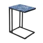 Design C Shaped Side Study Breakfast End Table for Laptop Work on Sofa Couch