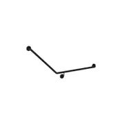 Bradley 32mm Matte Black Grab Rail