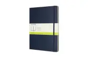 Moleskine Plain Hard Notebook (Sapphire Blue) - XL