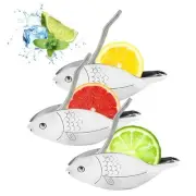 3pcs Fish Lemon Juicer, Manual Lemon Squeezer Portable Lime Juicer, Fish Shap...