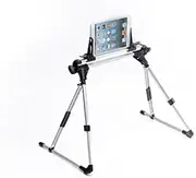 AFUNTA Tablet Stand, Adjustable Portable Foldable Phone Holder for Floor Desk Sofa Bed, Compatible iPad 2 3 4 5 Samsung Iphone6-16 Plus, Car, Bedroom, Kitchen, Office