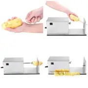 110V Electric Potato Tower Machine Automatic Stretch Potato Slicer