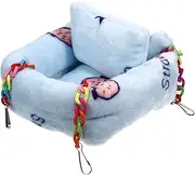 Abaodam Warm Chinchilla Hammock for Small Pets Cozy Hanging Hideout for Hamsters Guinea Pigs and Ferrets Easy to Install All Season Comfort Present for