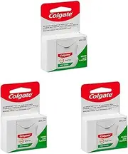 Colgate Total Mint Waxed Dental Floss, 25m, New & Improved*, Protects Gums & Helps Prevent Tooth Decay (Pack of 3)