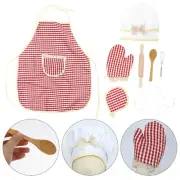 Cooking Kit for Girls Kids Baking Set Toys Children Dress Toddler