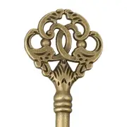 Alloy Antique Skeleton Key Hole Head Set for Furniture Cabinet (10 pieces)