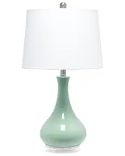 Lalia Home Droplet Table Lamp With Fabric Shade