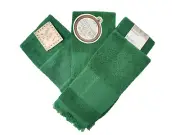 Lot of 4 Cross stitch fingertip towels 3 Charles Craft 1 Cannon New with tags