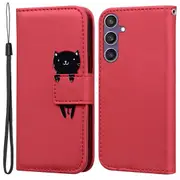 For Samsung Galaxy S23 FE Cartoon Animal Pattern Cell Phone Cases Style Leather Cover