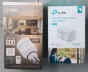 LIFX Smart Wi-fi LED Light Bulb 800=60w/A19/E26 Works W/ Nest(TP Link Smart Plug