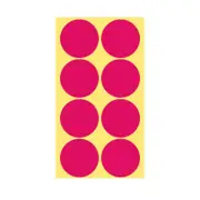8/13/25/50mm Sticker Dots Adhesive Round Labels Circular Scrapbooking Rose Red