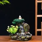 Waterfall Incense Holder High Temperature Resistant Decorative Yoga Room Table