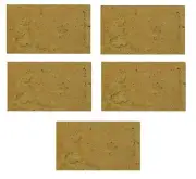 Instrument Clinic Saxophone Neck Cork,Sheet Style, 5 Pack, Cork Only, All Saxes
