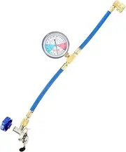 JECOMPRIS Automotive Ac Inspection Tool Charge Hose Air Conditioning Gauges Pressure Gauge