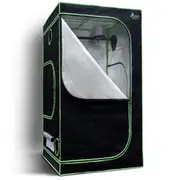 15 Sizes Green Fingers Grow Tent Kits Hydroponic 600D Oxford Indoor Room Mylar 100x100x200cm