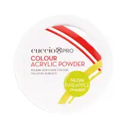 Cuccio Colour Color Acrylic Powder, Neon Pineapple, 1.6 Oz