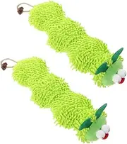 Abaodam 2pcs Interactive Cat Toy Pillow with Catnip Ball Kitten Plaything for Indoor Cats Kitten Supplies