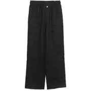 [Riviera] Riviera Linen Trousers L BLACK