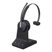Yealink BH70 Bluetooth Wireless Mono Headset with Stand Teams USB-C/A, 3mic noise cancellation up to 35h Talk time BT51 C Dongle with Type A Adapter BH70-M-CH-Teams-C/A