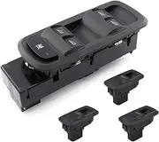 Electric Window Switch Button 8A6T-14A132-CC for Fiesta 2011 2012 2013 Car Power Window Control Switch Door Lock Button Accessories(8A6T-14A132-CC)